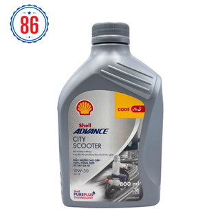 Nhớt xe tay ga Shell Advance City Scooter API SP 10W30-10W40 Sản xuất tại Thái Lan