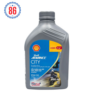  Nhớt tổng hợp cho xe số côn tay Shell Advance City API SP Sản xuất tại Thái Lan 