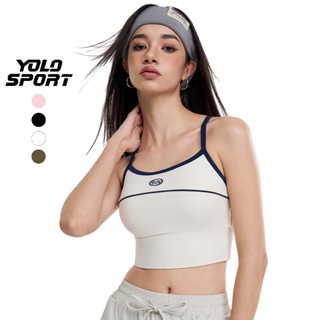 Áo Crop Top 2 Dây Mút Đúc May Liền Chất Thun Thể Thao Cao Cấp Co Giãn Thoáng Mát Hở Lưng Đẹp Cho Nữ Tập Gym Yoga Pilates