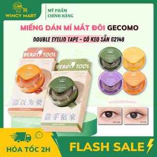 Cuộn Miếng Dán Kích Mí Mắt Đôi GECOMO Double Eyelid Tape Màu Trong Suốt Chống Nước Tốt Có Keo Sẵn G2148 - Wincy Mart