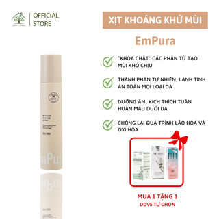Xịt Khoáng Khử Mùi Hôi Cơ Thể EmPura Khoá Mùi Tức Thì Body Mist Intimate Hygiene Spray 150ml