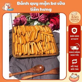  Bánh Quy Đũa Liên Hưng Gói 500g Bánh Quy Mặn Bơ Sữa 