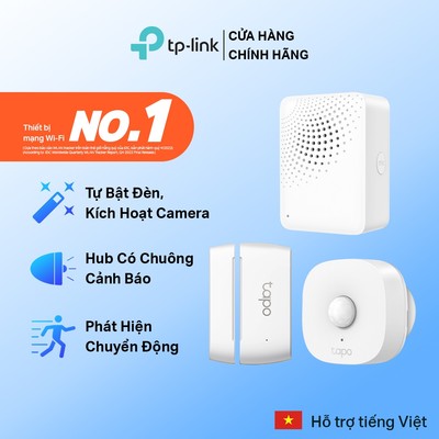 [Combo Smarthome 3 Món] Bộ Kit Bảo Vệ Nhà Tapo T30 KIT - Pin 2 Năm | Bảo Vệ Cửa, Phát Hiện Chuyển Động, Tự Bật Đèn