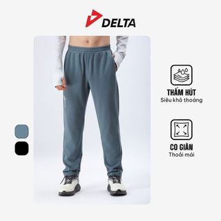  DELTA Quần Dài Nam Vải Nỉ Dệt 2 Da In Chữ Giữ Ấm Mềm Mại Thoải Mái Mặc Thường Ngày Đi Chơi PA097M0 