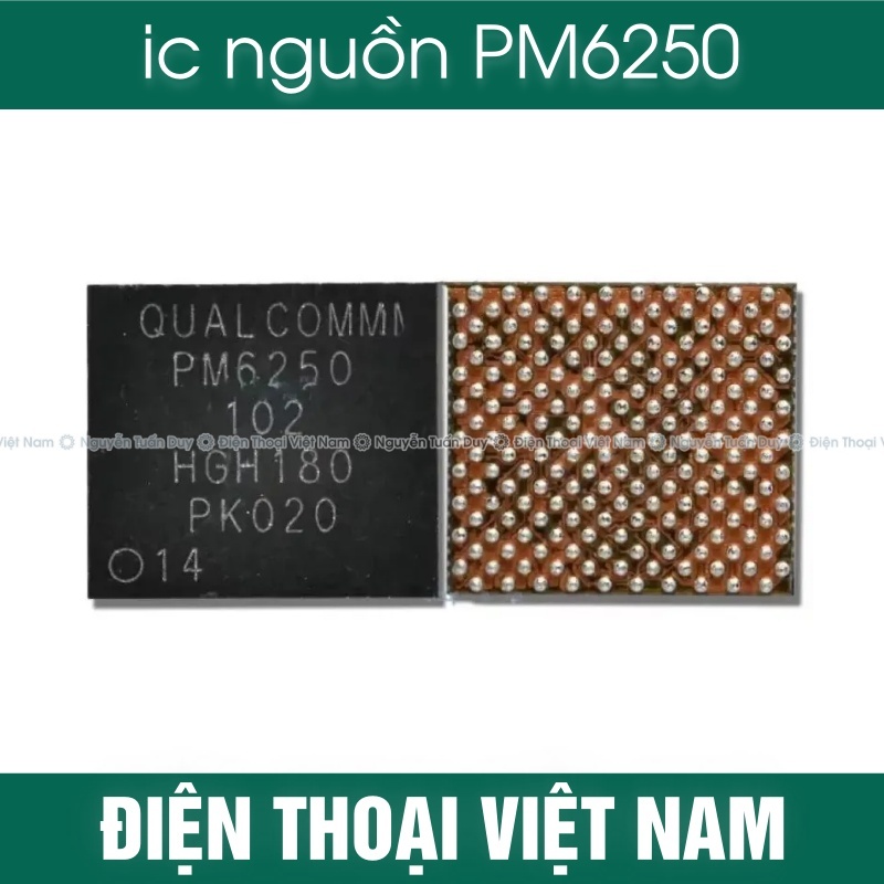 ic nguồn PM6250 Samsung A525, A725, Xiaomi Note 9, Note