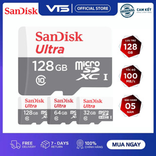 Thẻ Nhớ Micro SD Sandisk Chính Hãng 32GB / 64GB / 128GB – Tốc Độ Cao, Bền Bỉ, Dễ Dùng, Chuyên Dùng Cho Camera, ĐT,...