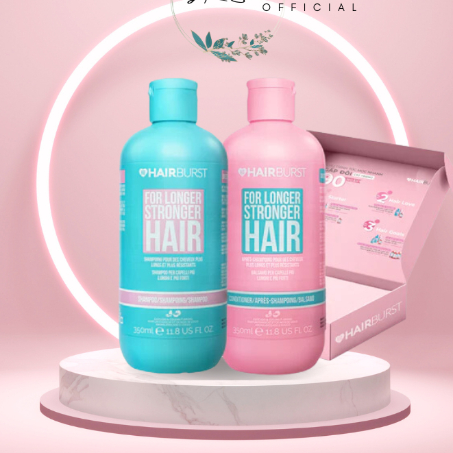 [Mẫu Mới Về] CẶP DẦU GỘI XẢ HAIRBURST Chăm Sóc, Kích Thích Mọc Tóc, Giúp Tóc Chắc Khỏe 350ML