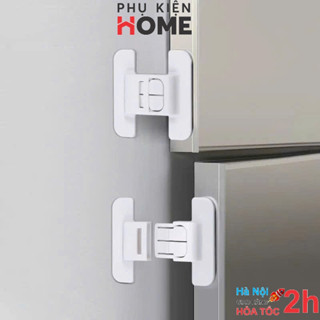 2 Chốt Cánh Tủ , Khóa Tủ Lạnh, Cánh Tủ Ngăn Kéo, Giữ An Toàn, Chắc Chắn, Nhỏ Gọn Tiện Dụng Gia Đình.Phukienhome 3108Set2