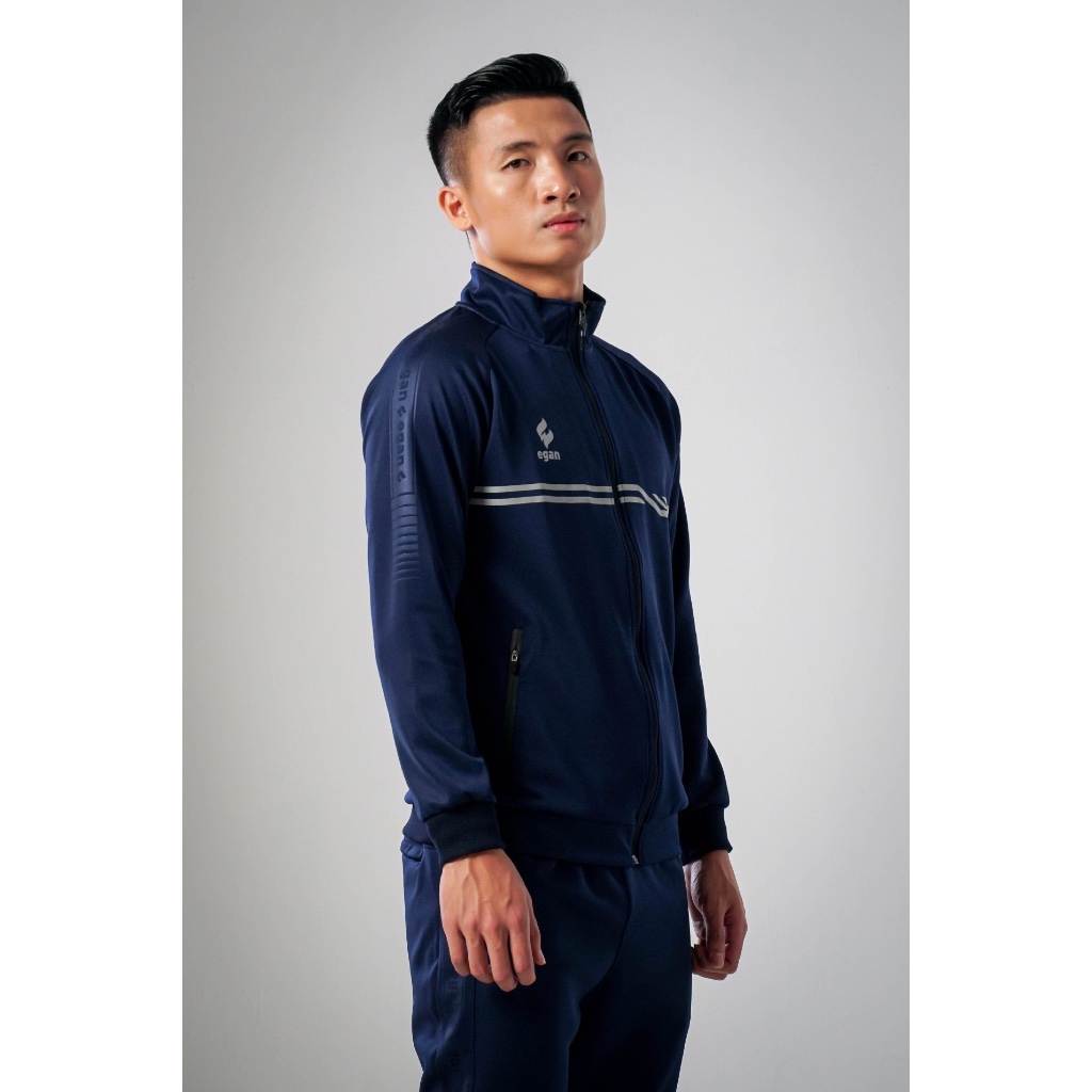 EGAN - Áo khoác Egan BORIS 02  - XANH DƯƠNG, Vải thun mềm mịn, chống nhăn, co giãn tốt AKE-BRS2-DUO