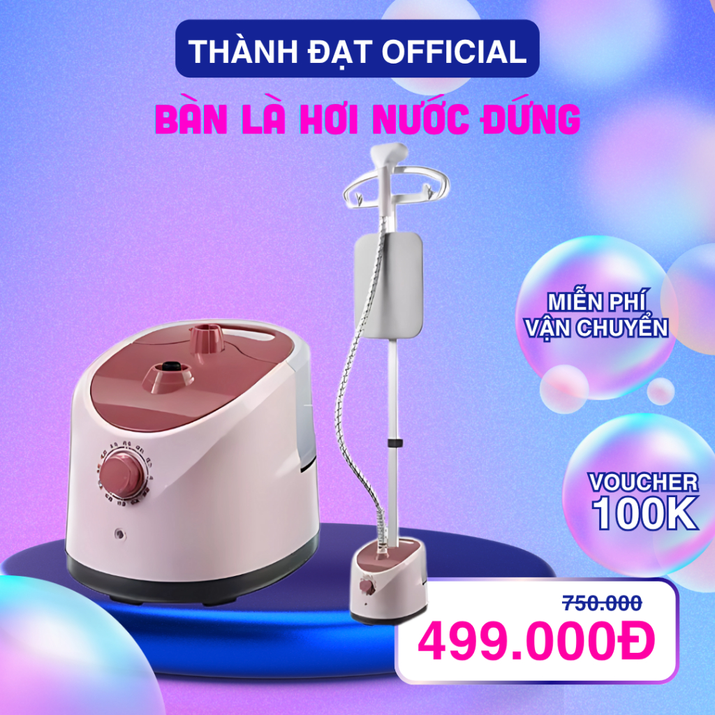 Bàn Là Hơi Nước Đứng SC-618 Công Suất 2000W – Bàn Là Cây Có Mặt Ủi, 10 Chế Độ Nhiệt, Bình Nước 1.6L – BH 12 Tháng