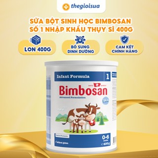 Sữa bột sinh học Bimbosan số 1 nhập khẩu Thụy Sĩ 400g
