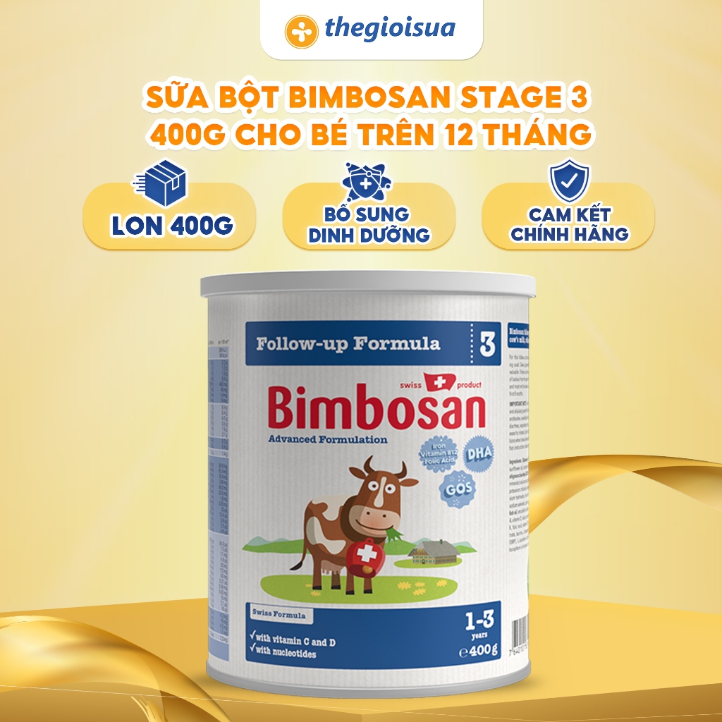 Sữa bột Bimbosan Stage 3 400g cho bé trên 12 tháng