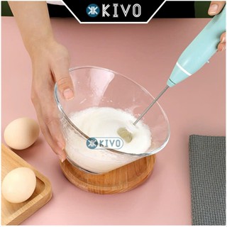 Máy Đánh Trứng, Que Tạo Bọt Cafe Sữa Mini Cầm Tay Sạc USB - Máy Trộn Nước Uống Không Dây Tiện Lợi Sử Dụng Pin Sạc - KIVO