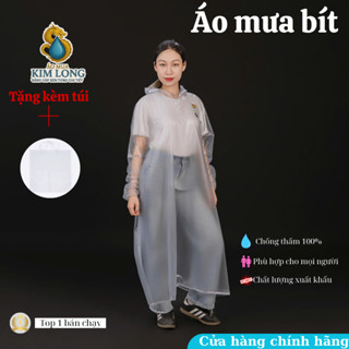 Áo Mưa Ít Kỉ Có Khẩu Trang - Áo Mưa Bít Một Người Chính Hãng - Chất Lượng