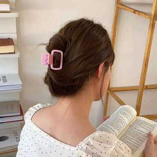 Kẹp tóc vuông kiểu nhiều màu Dễ Thương