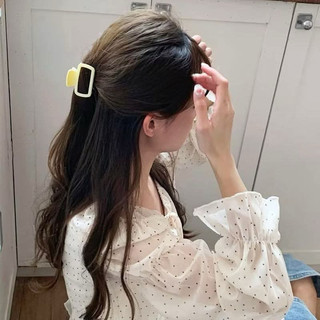 Kẹp tóc vuông kiểu nhiều màu Dễ Thương