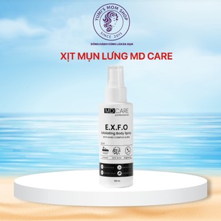 Xịt Tẩy Tế Bào Chết Toàn Thân AHAs & BHA MD CARE  Professional Exfoliating Body Spray 100ml