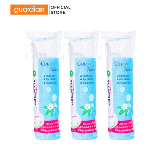  Combo 3 Bông Tẩy Trang Jomi 80 Miếng 