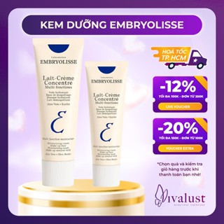 Kem Dưỡng Ẩm Embryolisse LAIT-CRÈME CONCENTRÉ 30ml/75ml Siêu Dưỡng Ẩm & Phục Hồi Da