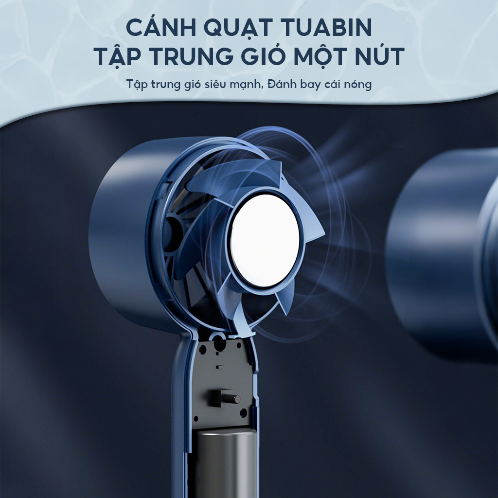 Quạt cầm tay mini làm mát bằng bán dẫn, có chức năng chườm lạnh, sạc USB tiện lợi Quạt mini sò lạnh turbo quạt | BigBuy360 - bigbuy360.vn
