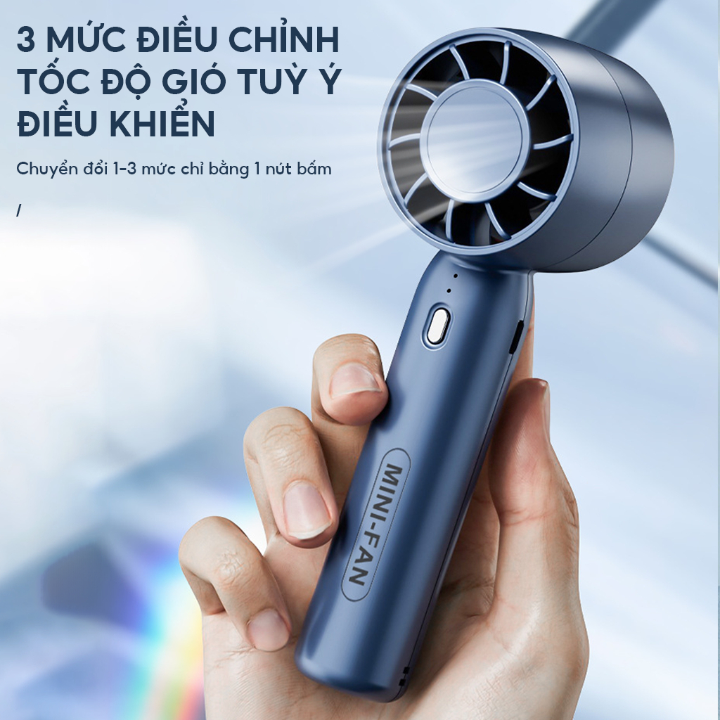 Quạt cầm tay mini làm mát bằng bán dẫn, có chức năng chườm lạnh, sạc USB tiện lợi Quạt mini sò lạnh turbo quạt | BigBuy360 - bigbuy360.vn