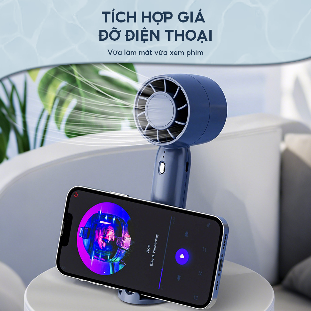 Quạt cầm tay mini làm mát bằng bán dẫn, có chức năng chườm lạnh, sạc USB tiện lợi Quạt mini sò lạnh turbo quạt | BigBuy360 - bigbuy360.vn