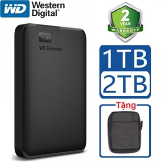 Ổ cứng di động WD 1TB -2TB Bảo Hành 2 Năm Tặng Bao Da chống sốc