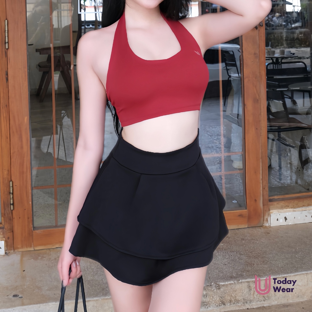 Áo bra cổ yếm Mia Top Today U Wear hở lưng tập gym yoga sexy nâng đỡ vòng 1 | BigBuy360 - bigbuy360.vn