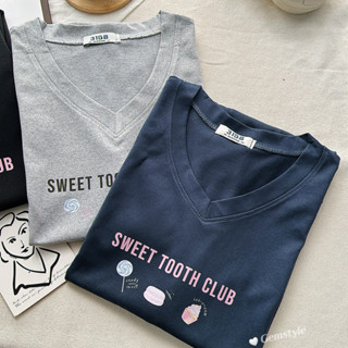 Áo thun nữ CỔ TIM CLUB mới form rộng tay lỡ, cotton khô thoáng mát  dưới < 60kg