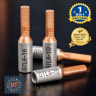 Đầu Cos Nhôm Đồng GTLA-10 đến GTLA-70 – Cos Bimetal Chuyên Dùng Cho Dây Nhôm, Dẫn Điện Tốt, Bền Chắc