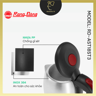 Bình Siêu Tốc Rạng đông, Ấm Đun Siêu Tốc, Bình Nấu Nước [1.8L- Inox]