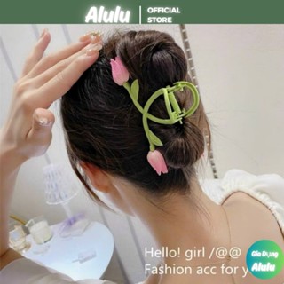 Kẹp Tóc Hoa Tuylip - Kẹp Ngoạm Hợp Kim Hoa Tuylip Cho Bạn Gái - Kẹp Xinh Thời Trang Cho Nữ - Kho Sỉ Gia Dụng Alulu
