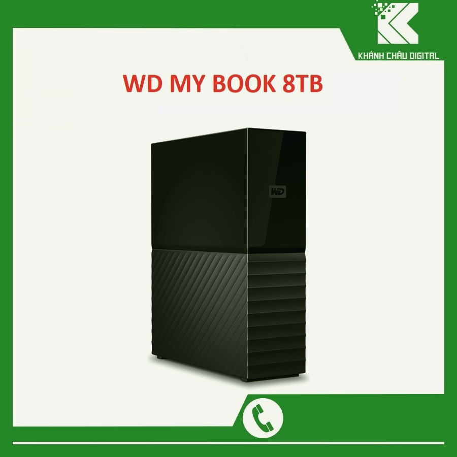 Ổ Cứng Di Động WD My Book 8TB 3.5 USB 3.0