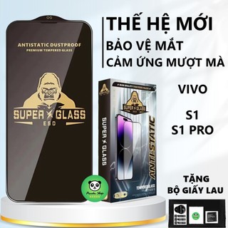 Kính cường lực cao cấp Vivo S1/ S1 PRO cảm ứng mượt mà, full màn-Panda