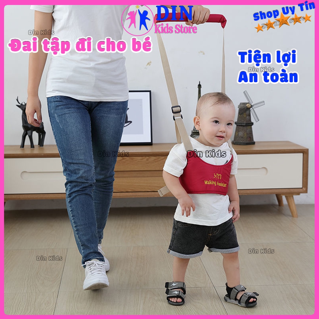 Đai Tập Đi Cho Bé Walking Assistant Cao Cấp Ôm Ngực Thoáng Khí Bảo Vệ Cho Bé