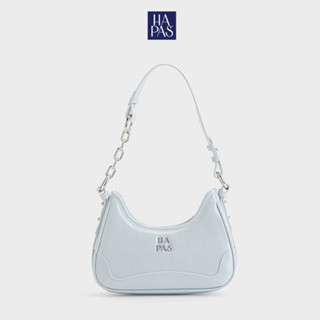 Túi Đeo Vai Nữ Quai Xích Lea Chain Xanh Ghi HAPAS