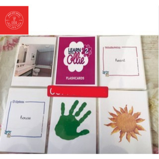Flashcards  Learn with Ollie level 2 ❤️in 2 mặt☘️ép plastics