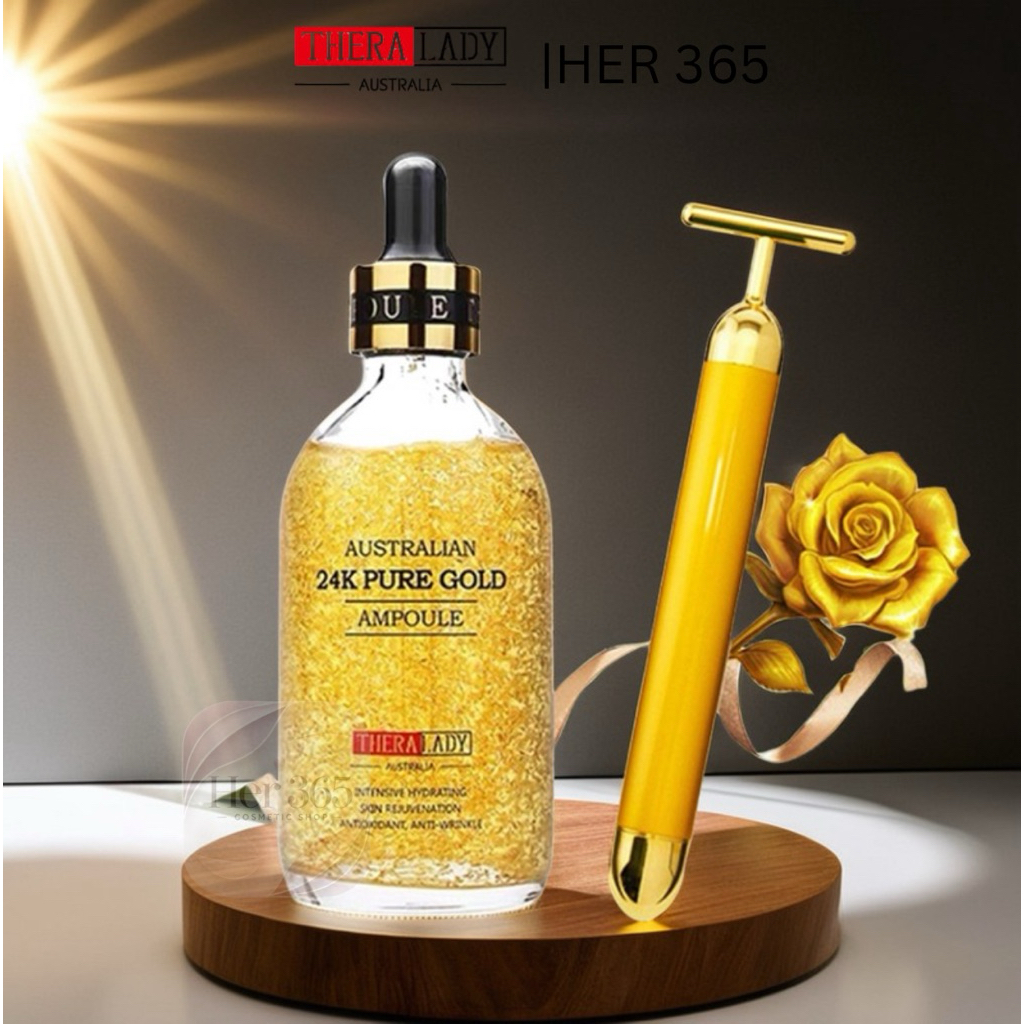 SERUM TINH CHẤT VÀNG Australian 24k Pure Gold Ampoule  THERA LADY 100ml