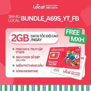 Sim Data 4G-5G Local BUNDLE Free YT và FB Không Giới Hạn Kích Hoạt Tại Nhà Chọn Số Đẹp Thoải Mái có eSIM Sóng Mobifone 