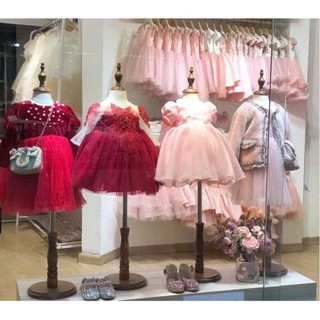 Manocanh trẻ em, size 1-6 tuổi, chân đế gỗ tự nhiên màu nâu, thân nhựa bọc vải chắc chắn hàng loại 1