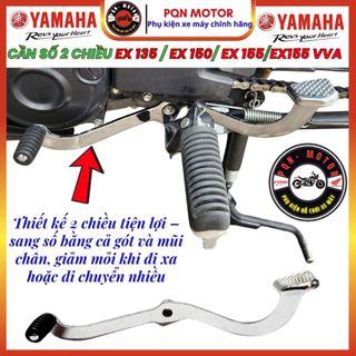 Cần Số 2 Chiều Độ Exciter 150/155 VVA/135 – Inox Xi Titan 7 Màu, Sơn Đen, Xi Trắng Cao Cấp