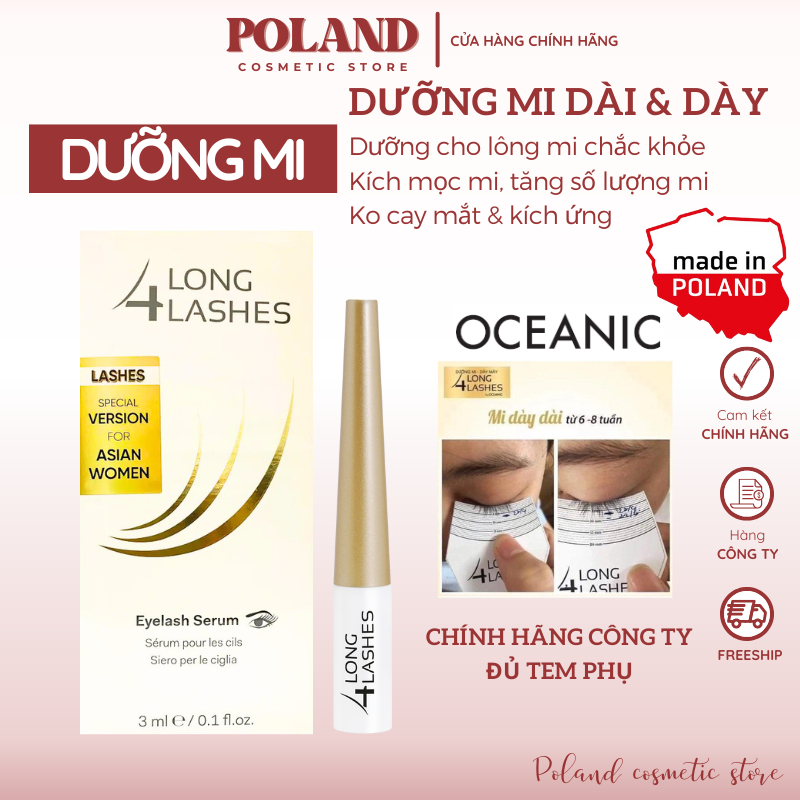 Dưỡng mi TĂNG TỐC MỌC MI 4Long Lashes 3ml