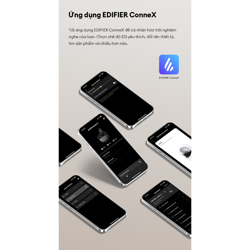 Tai Nghe Bluetooth Không Dây Kẹp Vành Tai EDIFIER COMFO C - Chơi Nhạc Tới 30H - Kháng Nước, Bụi IP56 - 15 Tháng Bảo Hành | BigBuy360 - bigbuy360.vn