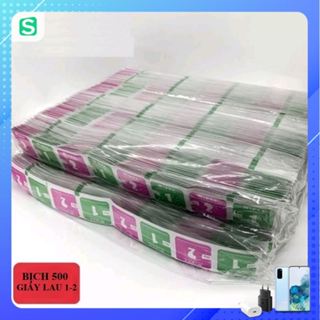 Combo 500 giấy lau kính số 1-2 Vệ sinh sạch màn hình điên thoại - phukienthutranghn