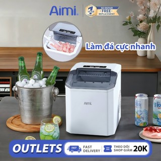 Máy làm đá thương mại Máy làm đá 24 giờ Máy làm đá gia đình mini  Máy làm đá viên tự động Thiết bị gia dụng nhỏ máy bào