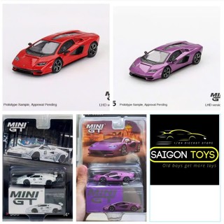 Saigontoys - MiniGT Lamborghini Countach các loại - Xe mô hình tỷ lệ 1:64 hãng Mini GT