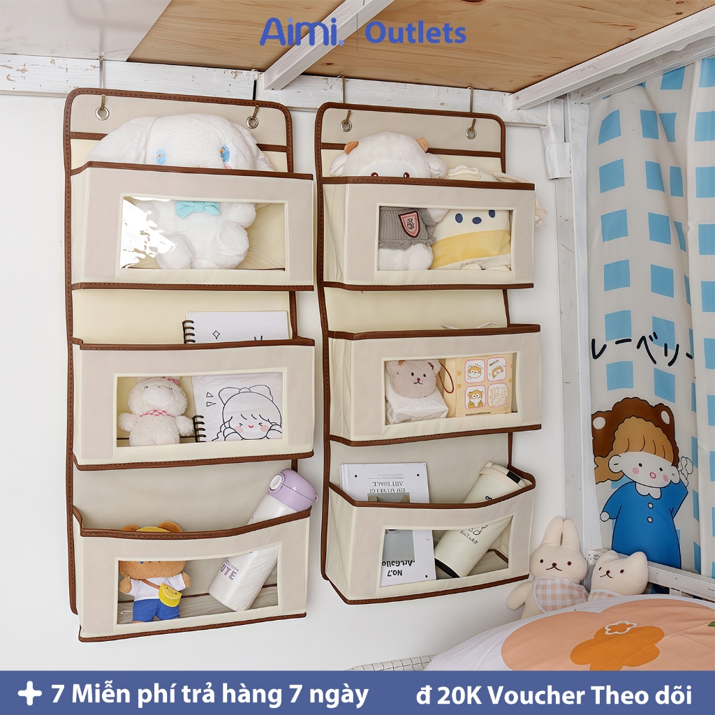 Túi Treo Nhiều Túi treo tường bằng vải treo đồ,trang trí nhà cửa chất không thấm 2/3/4/5 lớp