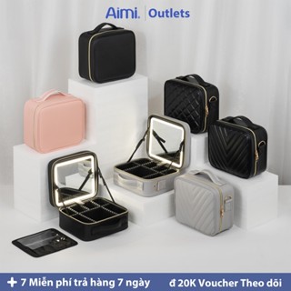 [Gửi Ngay] Cốp đựng Mỹ Phẩm Và đèn LED Cốp Makeup Có Gương,Cốp Mỹ Phẩm,Cốp đựng đồ Makeup
