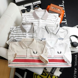 áo polo nam nữ cổ bẻ thun cá sấu thái co dãn thoáng mát thoáng mồ hôi trơn viền trắng đen tặng người thân cao cấp