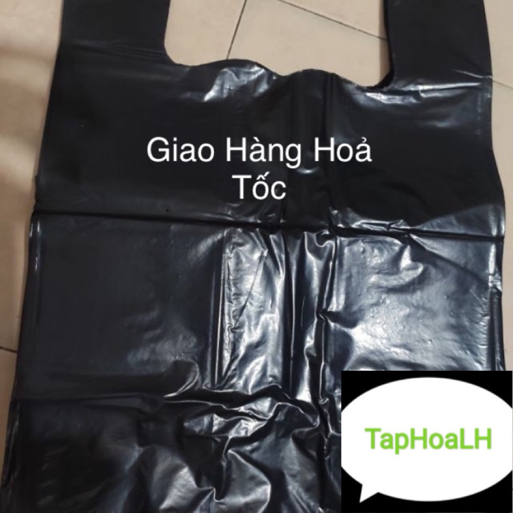 Combo 5 cân túi bóng đen, Túi nilon đen gói hàng